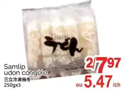 T&T Supermarket SAMLIP UDON CONGÈLE, 250GX5 offer
