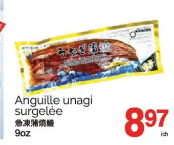 T&T Supermarket ANGUILLE UNAGI SURGELÉE 9OZ offer