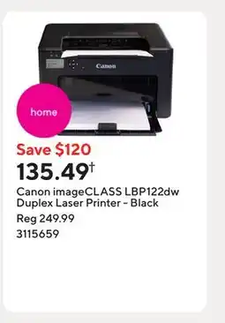 Staples Canon imageCLASS LBP122dw Duplex Laser Printer - Black offer