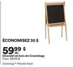 Michaels Chevalet en bois de Creatology offer