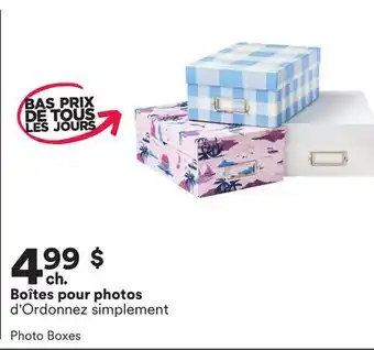 Michaels d'Ordonnez simplement Photo Boxes offer