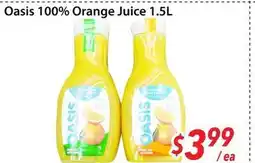 Bestco Food Mart Oasis 100% Orange Juice offer
