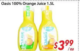 Bestco Food Mart Oasis 100% Orange Juice offer