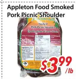 Bestco Food Mart Appleton Food Smoked Pork Picnic Shoulder offer