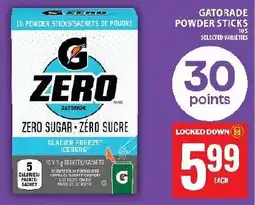Food Basics Gatorade powder sticks offer