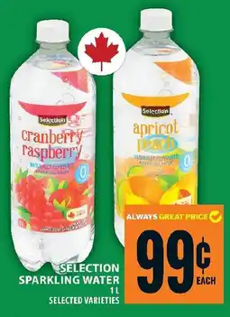 Food Basics Selection sparkling water offer