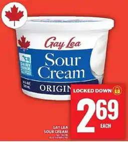 Food Basics Gay lea sour cream offer