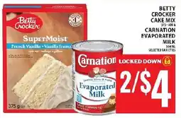 Food Basics Betty crocker cake mix carnation evaporated milk offer
