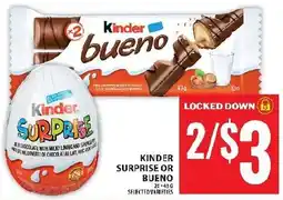 Food Basics Kinder surprise or bueno offer