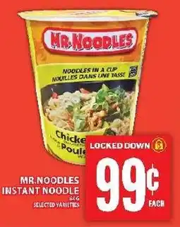 Food Basics Mr. Noodles instant noodle offer