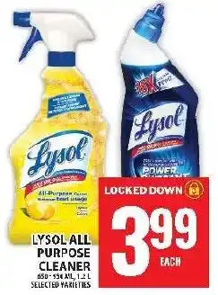 Food Basics Lysol all purpose cleaner offer