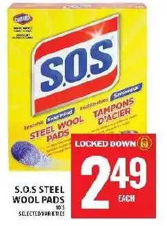 Food Basics S.O.S steel wool pads offer