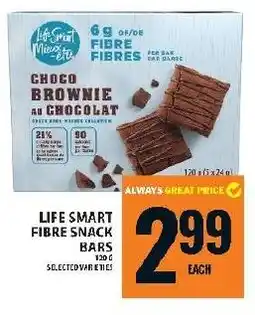 Food Basics Life smart fibre snack bars offer