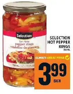 Food Basics Selection hot pepper rings offer