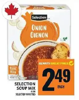 Food Basics Selection soup mix offer