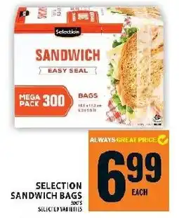 Food Basics Selection sandwich bags offer