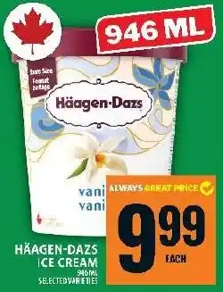 Food Basics Häagen-dazs ice cream offer
