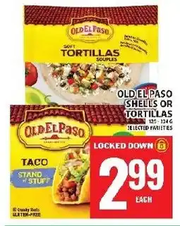 Food Basics Oldel paso shells or tortillas offer