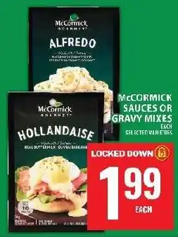 Food Basics McCormick sauces or gravy mixes offer