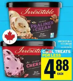 Food Basics Irresistible ice cream offer