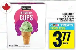 Food Basics Selection ice cream cones or cups offer