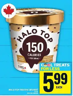 Food Basics Halo top frozen dessert offer