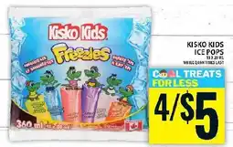 Food Basics Kisko kids ice pops offer