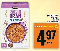 Food Basics Selection cereal offer