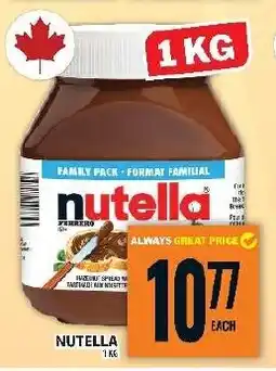 Food Basics Nutella offer