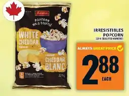 Food Basics Irresistibles popcorn offer