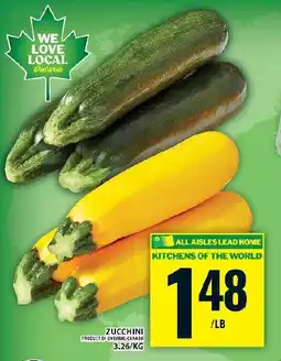 Food Basics Zucchini offer