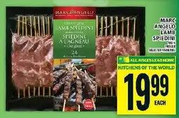 Food Basics Marc angelo lamb spiedini offer