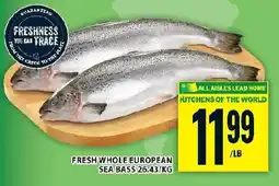 Food Basics Fresh whole european sea bass offer