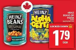 Food Basics Heinz beans or pasta offer