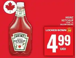 Food Basics Heinz ketchup offer