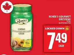 Food Basics Renée's gourmet dressing offer