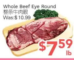 Ample Food Market Whole Beef Eye Round offer