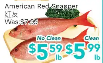 Ample Food Market American Red Snapper offer