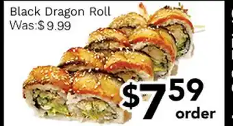 Ample Food Market Black Dragon Roll offer