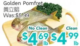 Ample Food Market Golden Pomfret offer
