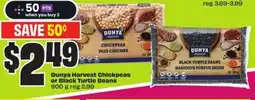 FreshCo Dunya harvest chickpeas or black turtle beans offer