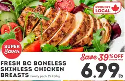 IGA Fresh bc boneless skinless chicken breasts offer