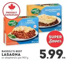 IGA Bassili's best lasagna offer