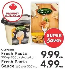 IGA Olivieri fresh pasta offer