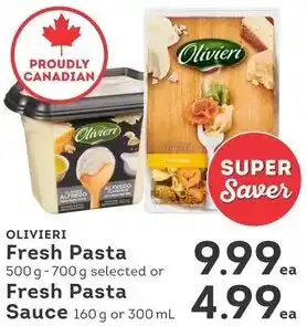 IGA Olivieri fresh pasta offer