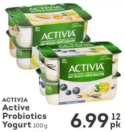 IGA Activia active probiotics yogurt offer