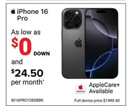 Visions Electronics Apple iPhone 16 Pro offer