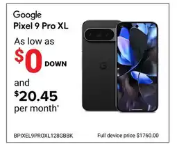 Visions Electronics GOOGLE Pixel 9 Pro XL offer