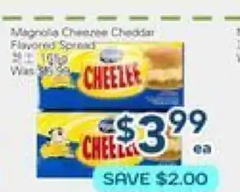 Oceans Fresh Food Market Magnola Cheezee Cheddar Flavored Spreads offer