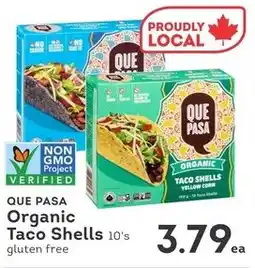 IGA Que pasa organic taco shells offer